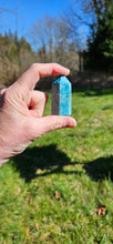 Load image into Gallery viewer, Blue Apatite Point