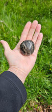 Load image into Gallery viewer, Black Moonstone Palm Stone