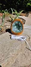 Load image into Gallery viewer, Green Fluorite USB Lamp