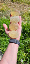 Load image into Gallery viewer, Citrine Palm Stones
