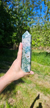 Load image into Gallery viewer, Moss Agate Tower