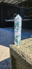 Load image into Gallery viewer, Moss Agate Tower