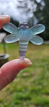 Load image into Gallery viewer, Rainbow Fluorite Dragonfly