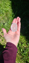 Load image into Gallery viewer, Clear Quartz Palm Stone