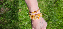 Load image into Gallery viewer, Golden Silk Jade Bracelet