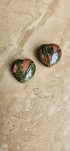 Load image into Gallery viewer, Unakite Small Heart