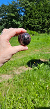 Load image into Gallery viewer, Garnet in Arfvedsonite Sphere