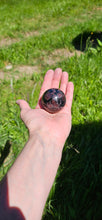 Load image into Gallery viewer, Garnet in Arfvedsonite Sphere