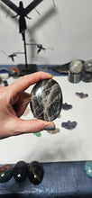 Load image into Gallery viewer, Black Moonstone Palm Stone