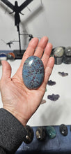 Load image into Gallery viewer, Ruby and Kyanite Palm Stone