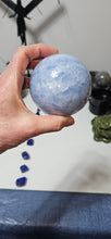 Load image into Gallery viewer, Blue Calcite Sphere