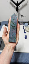 Load image into Gallery viewer, Ruby Fuchsite Kyanite Tower