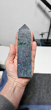 Load image into Gallery viewer, Ruby Fuchsite Kyanite Tower
