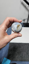 Load image into Gallery viewer, Blue Flower Agate Sphere