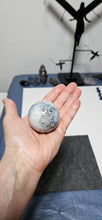 Load image into Gallery viewer, Blue Flower Agate Sphere