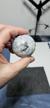 Load image into Gallery viewer, Blue Flower Agate Sphere
