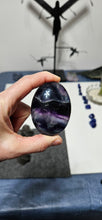 Load image into Gallery viewer, Rainbow Fluorite Palm Stone