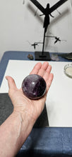 Load image into Gallery viewer, Purple Fluorite Sphere