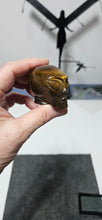 Load image into Gallery viewer, Tiger Eye Alien Head