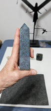 Load image into Gallery viewer, Ruby Fuchsite Kyanite Tower