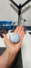 Load image into Gallery viewer, Blue Chalcedony Sphere