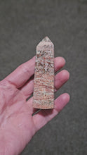 Load and play video in Gallery viewer, Leopard Skin Jasper Point