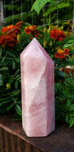 Load image into Gallery viewer, Rose Quartz Tower Large