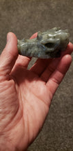 Load image into Gallery viewer, Labradorite Carved Dragon Head