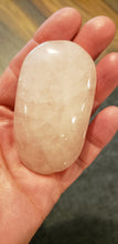 Load image into Gallery viewer, Rose Quartz Palm Stone