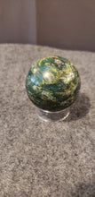Load image into Gallery viewer, Emerald & Fuchsite Sphere