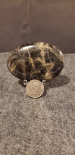 Load image into Gallery viewer, Black Moonstone Palm Stone
