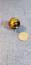 Load image into Gallery viewer, Tiger Eye Mini Sphere
