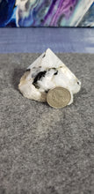 Load image into Gallery viewer, Rainbow Moonstone Half Polished Point