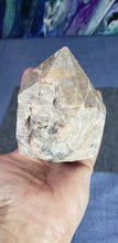 Load image into Gallery viewer, Peach Moonstone Half Polished Point