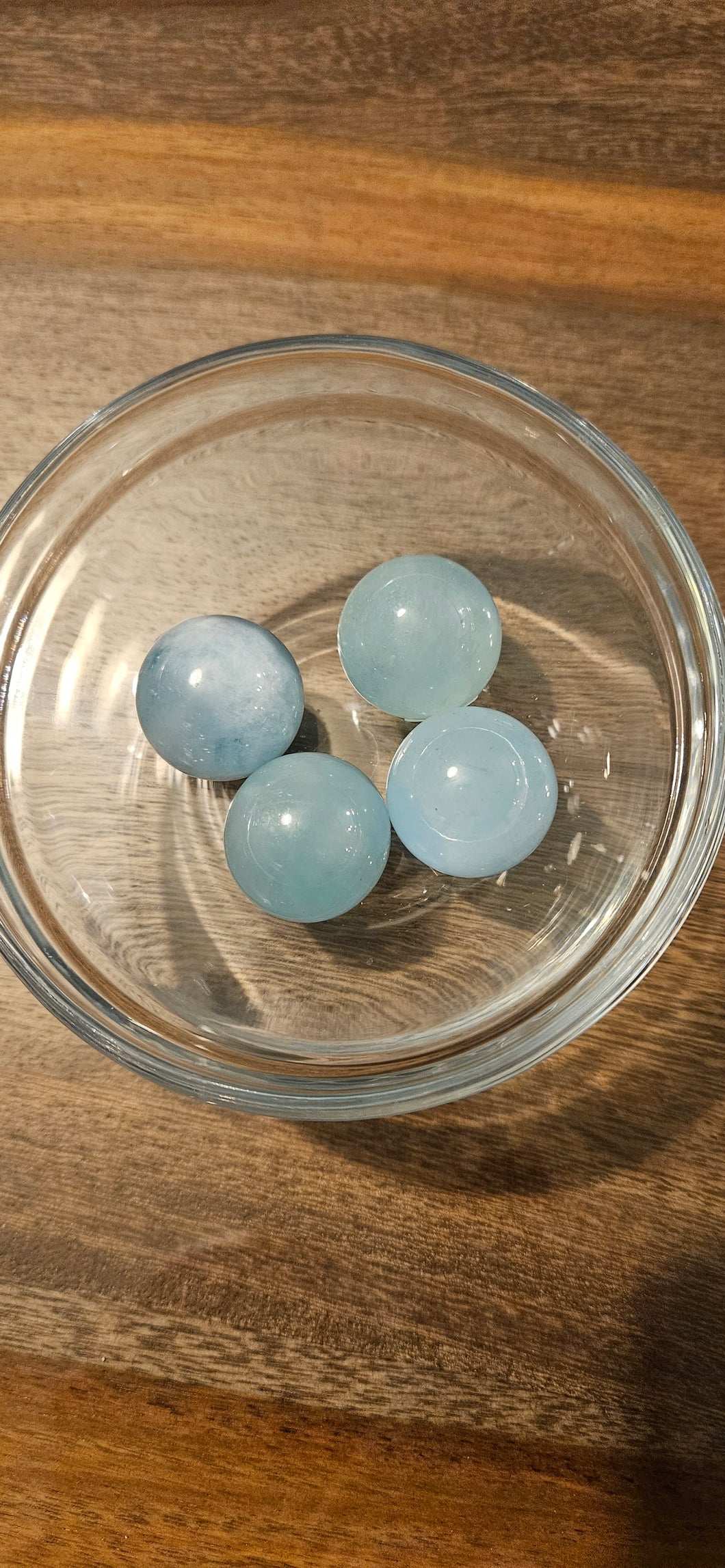 Aquamarine Small Spheres