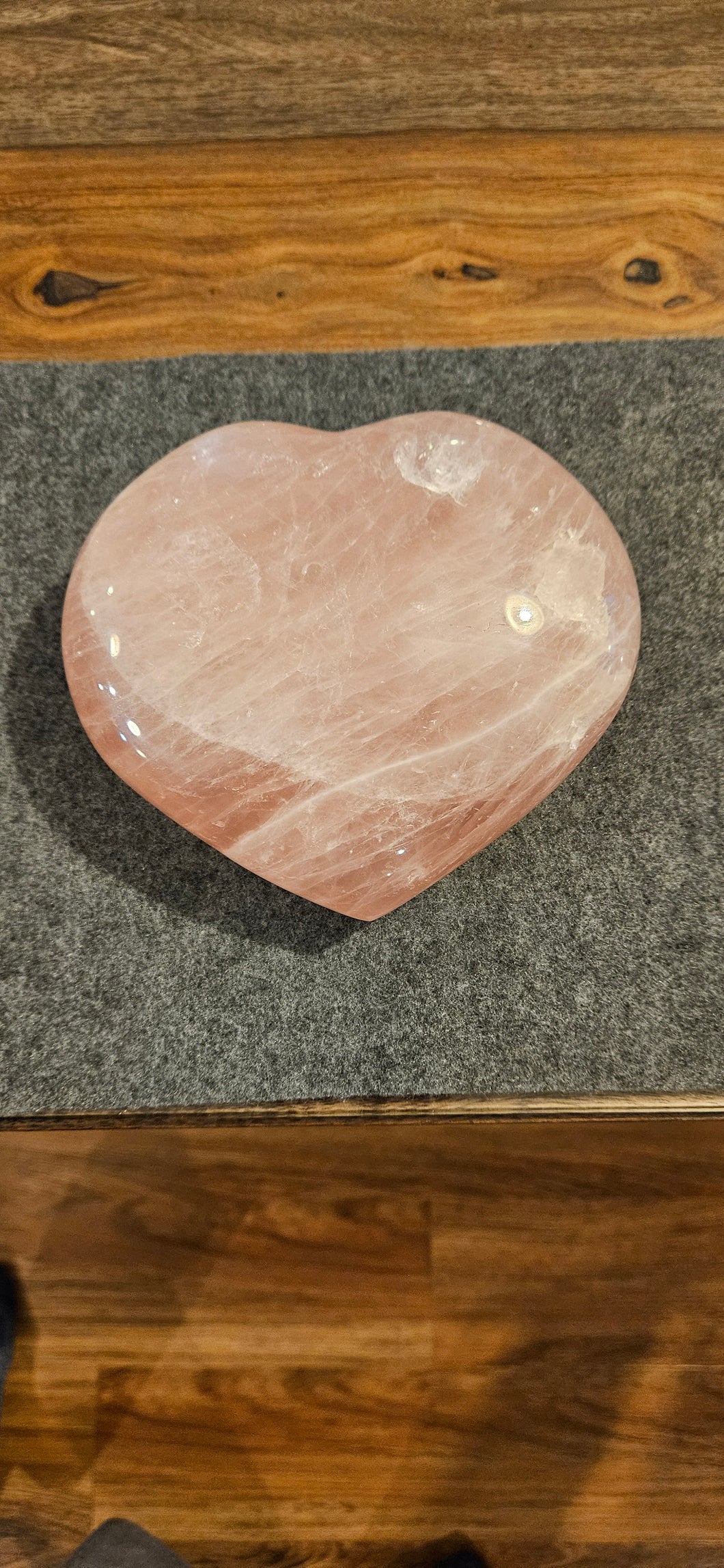 Rose Quartz Heart