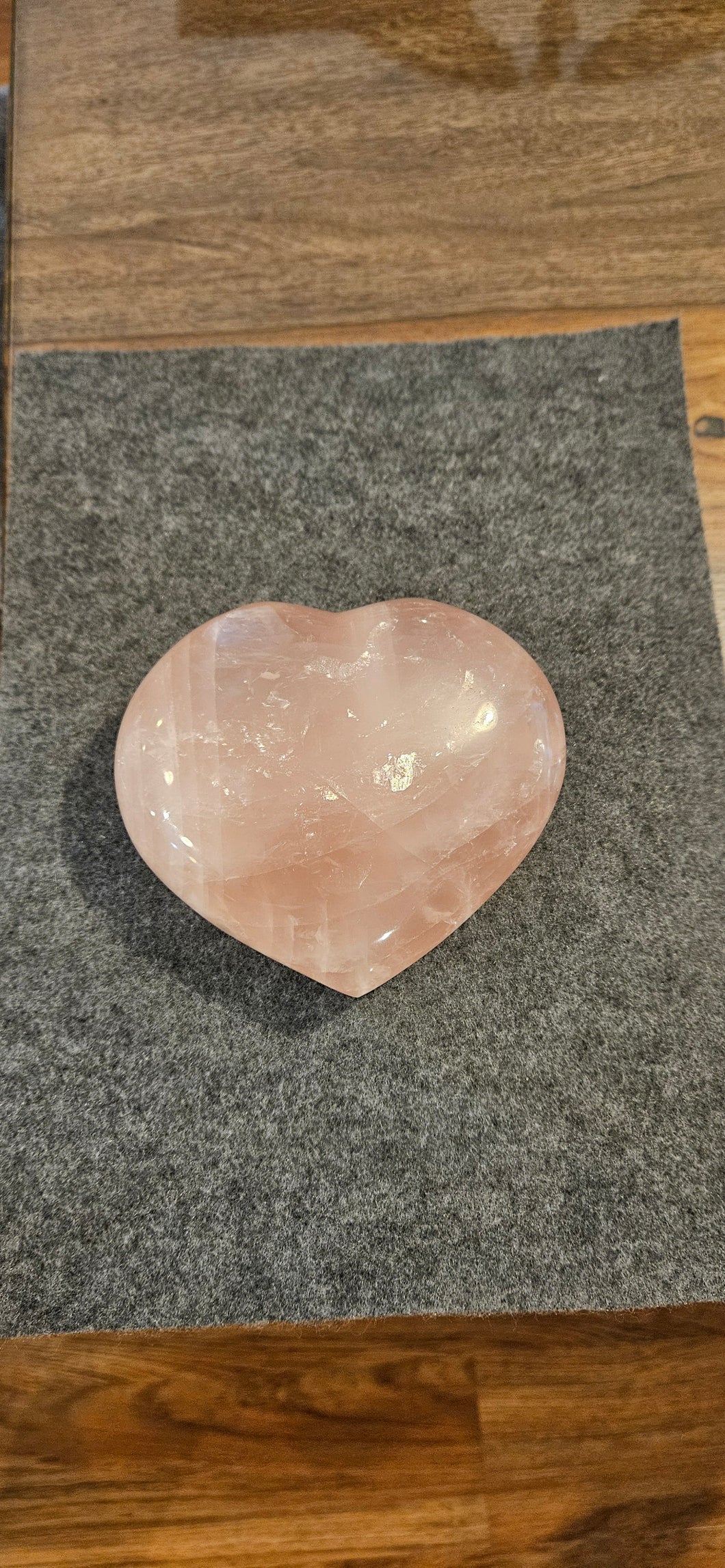 Rose Quartz Heart