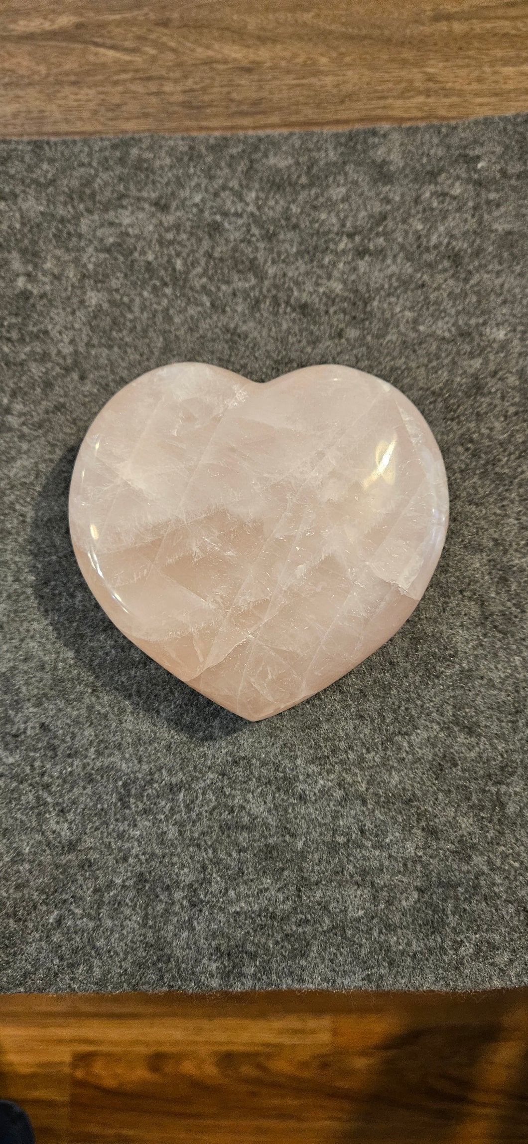 Rose Quartz Heart