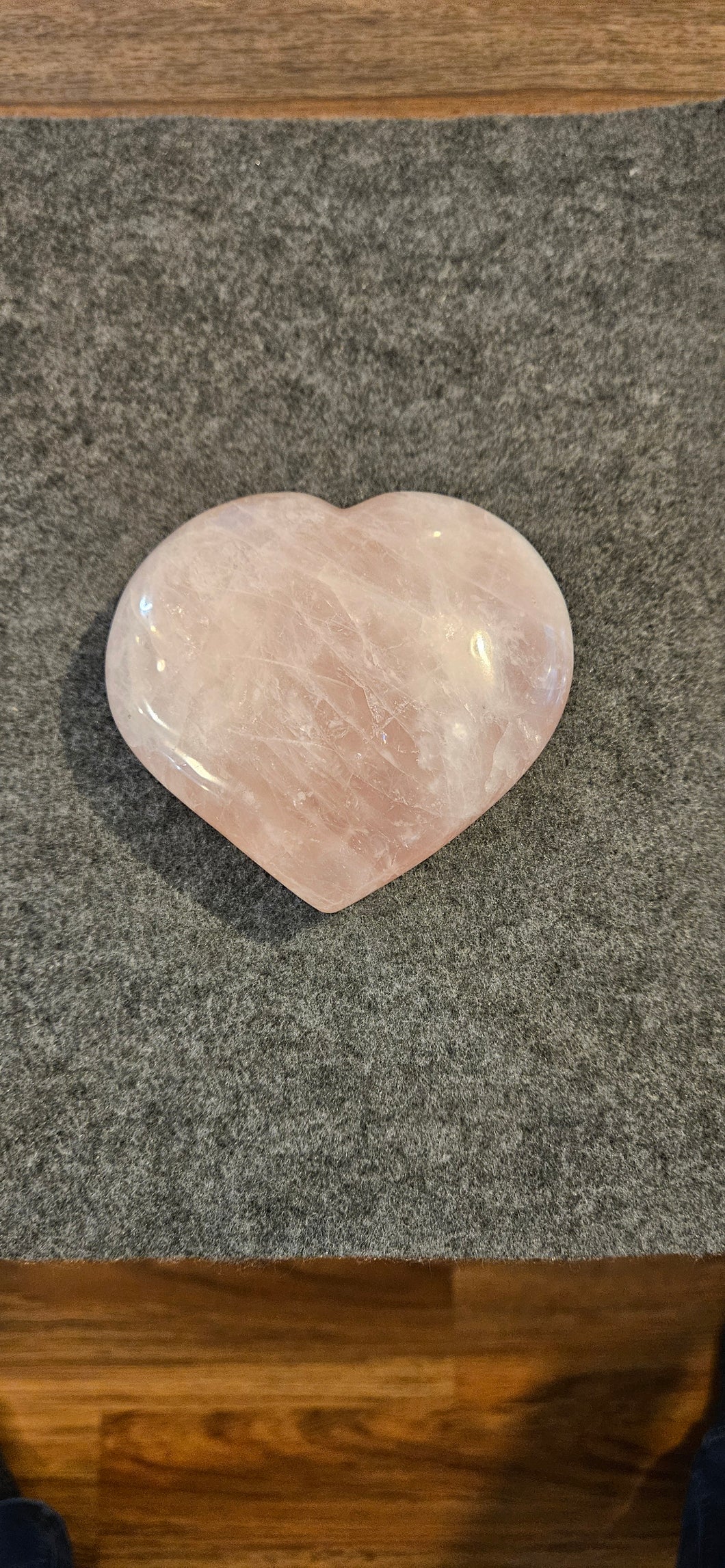 Rose Quartz Heart