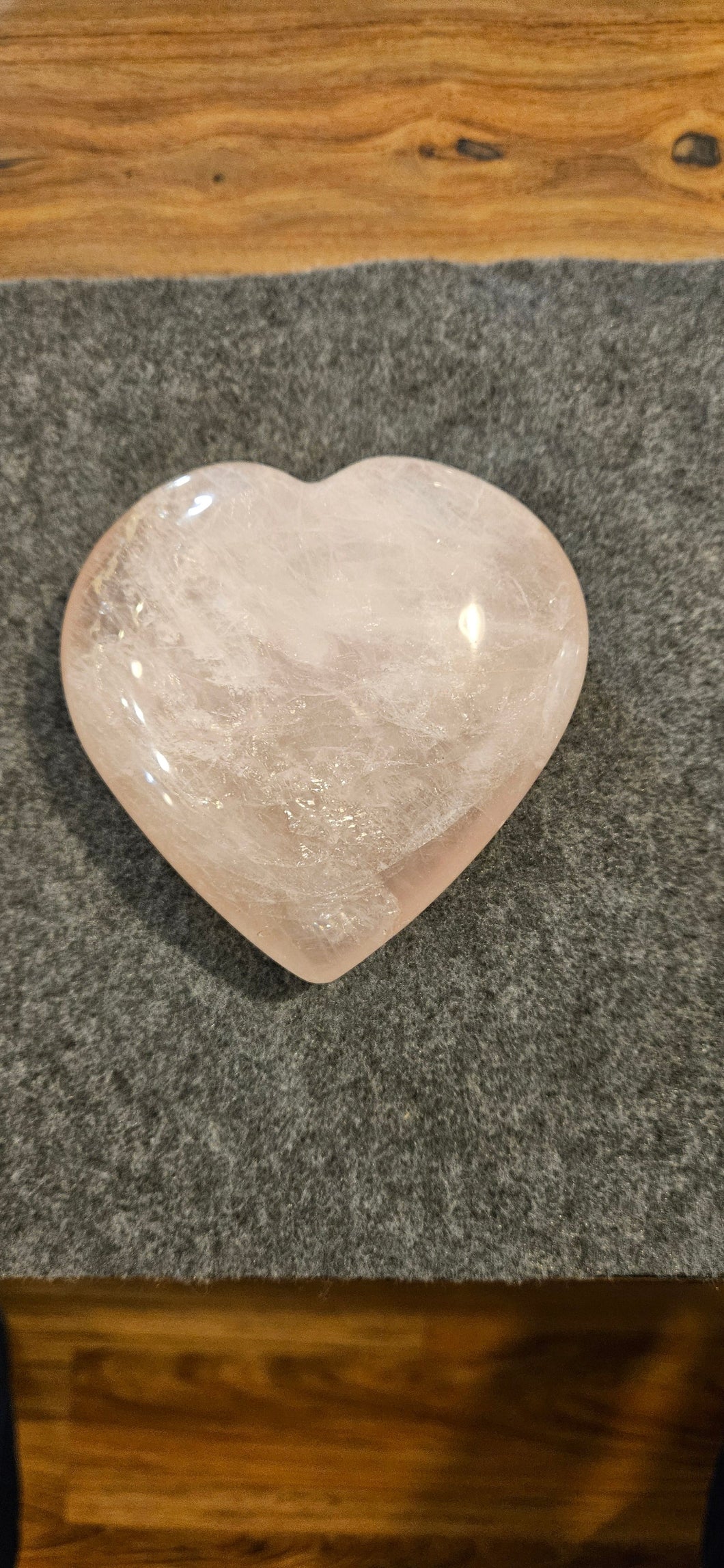 Rose Quartz Heart