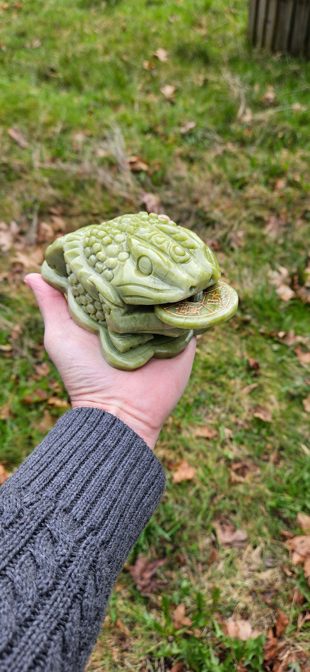 Green Jade Money Frog