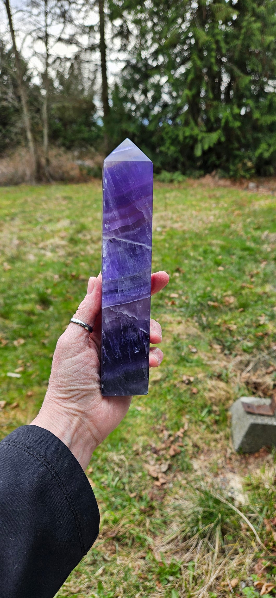 Purple Fluorite Tower