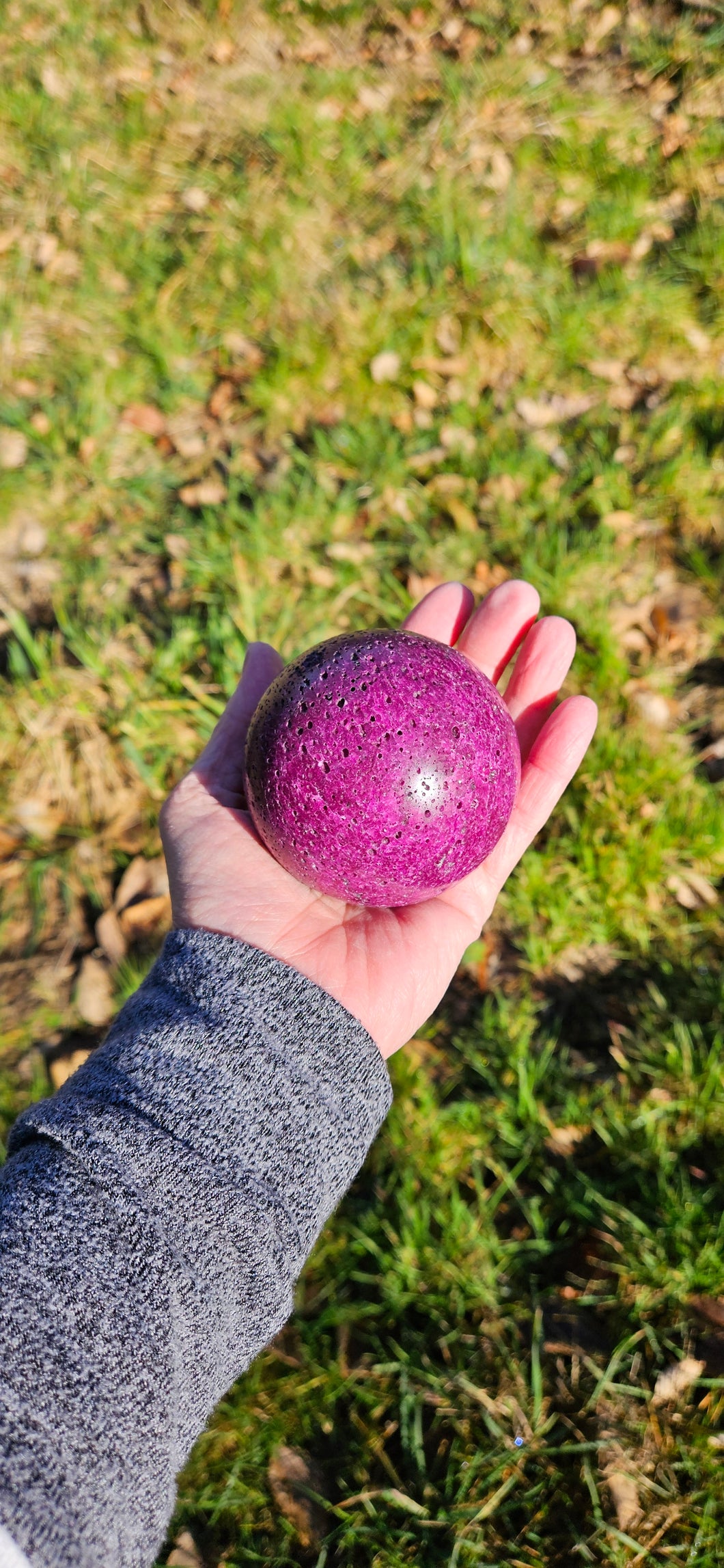 Honeycomb Ruby Sphere