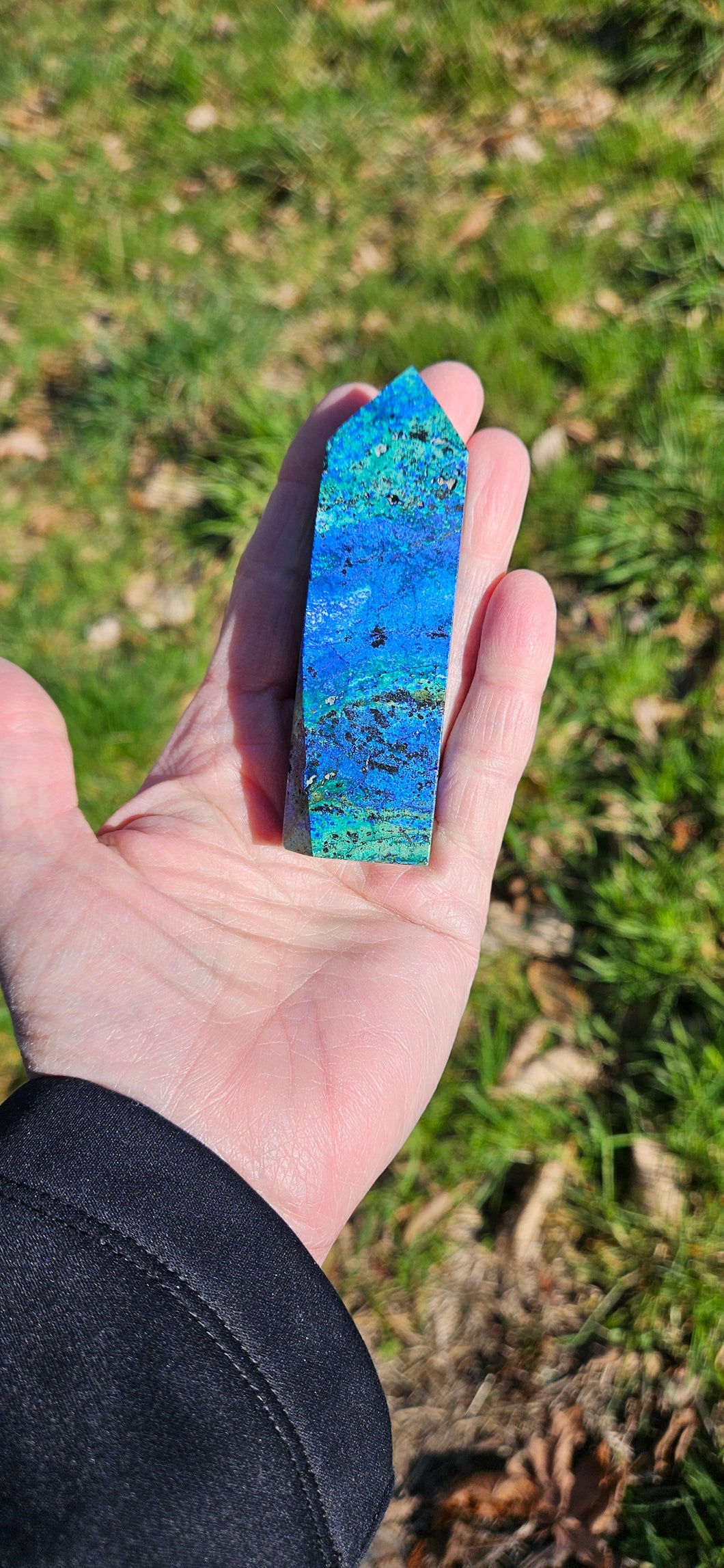 Azurite Malachite Point