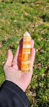 Load image into Gallery viewer, Orange Calcite Tower
