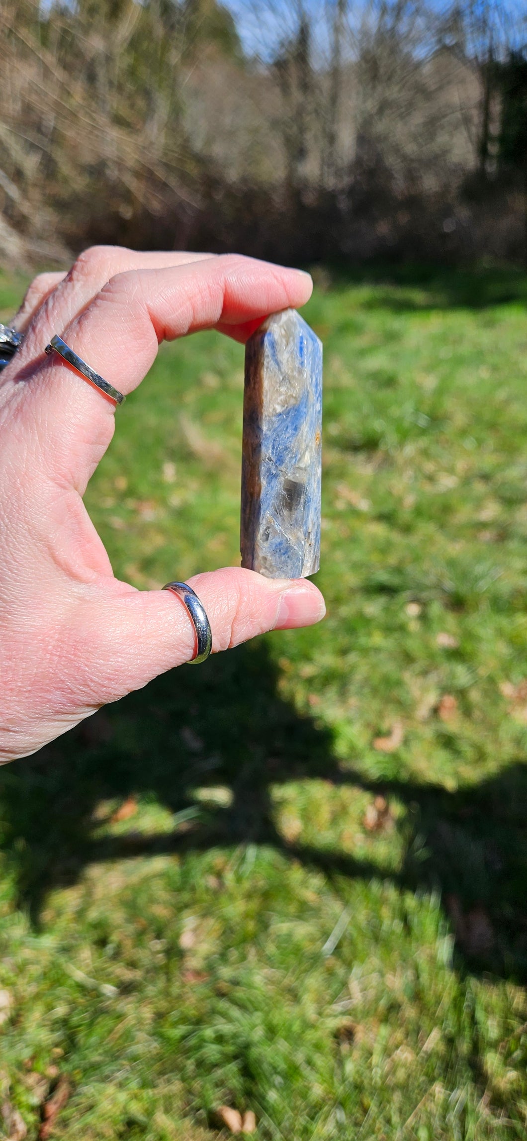 Blue Kyanite Point