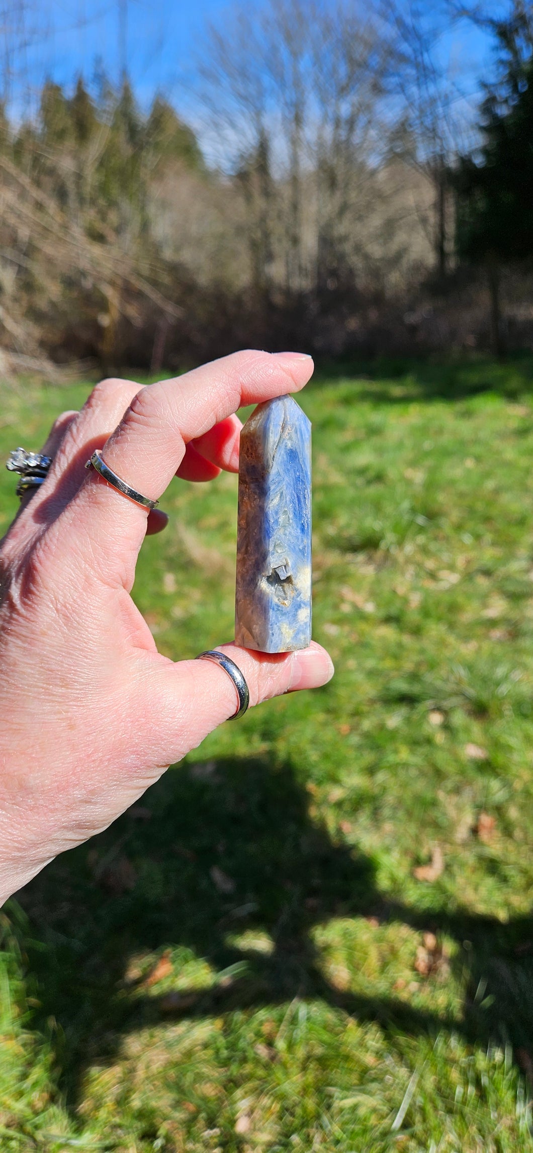 Blue Kyanite Point