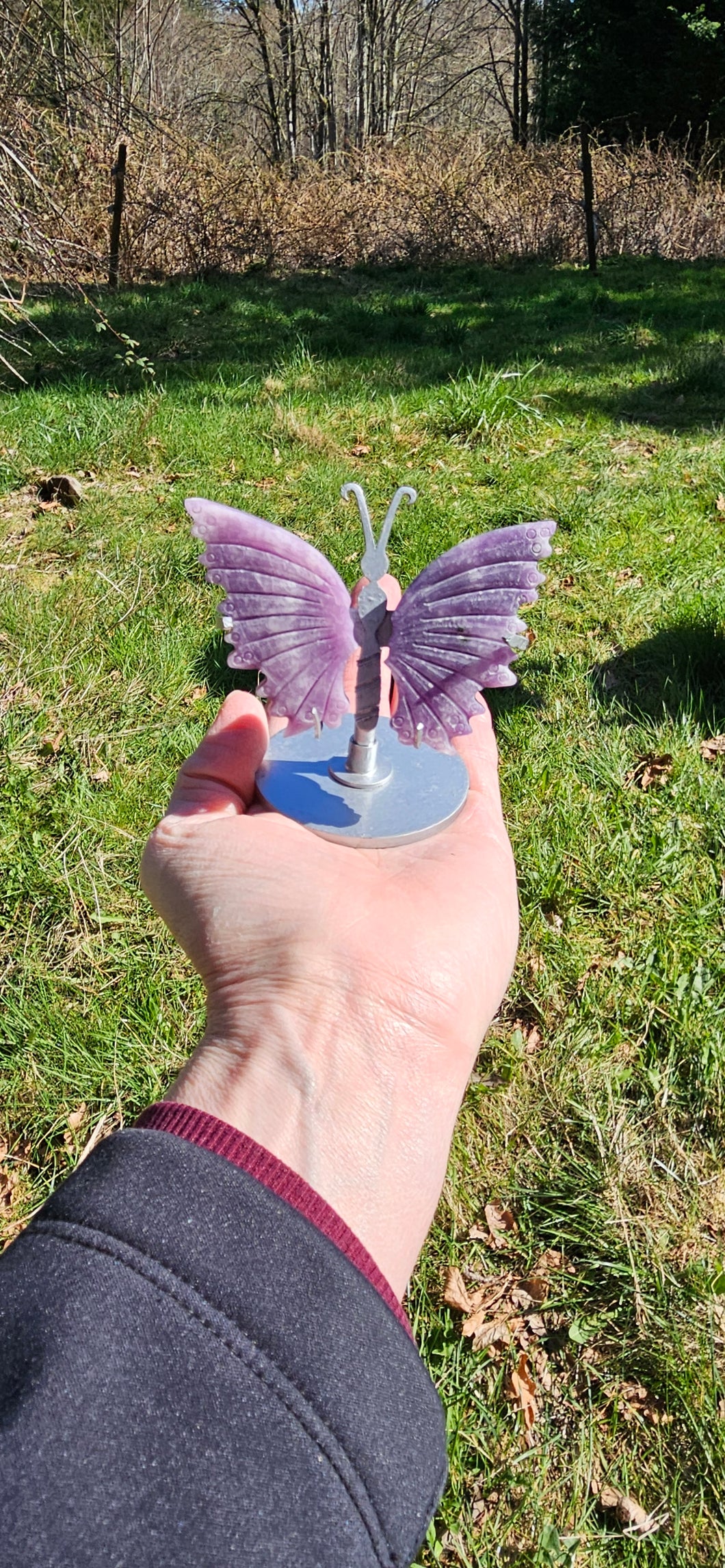 Lepidolite Butterfly