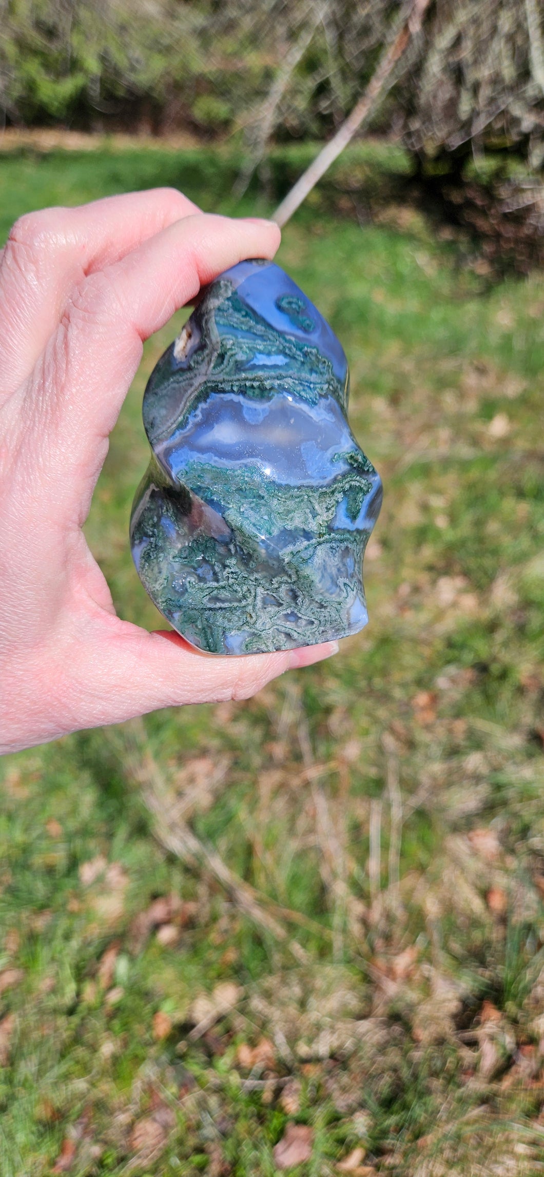 Moss Agate Flame