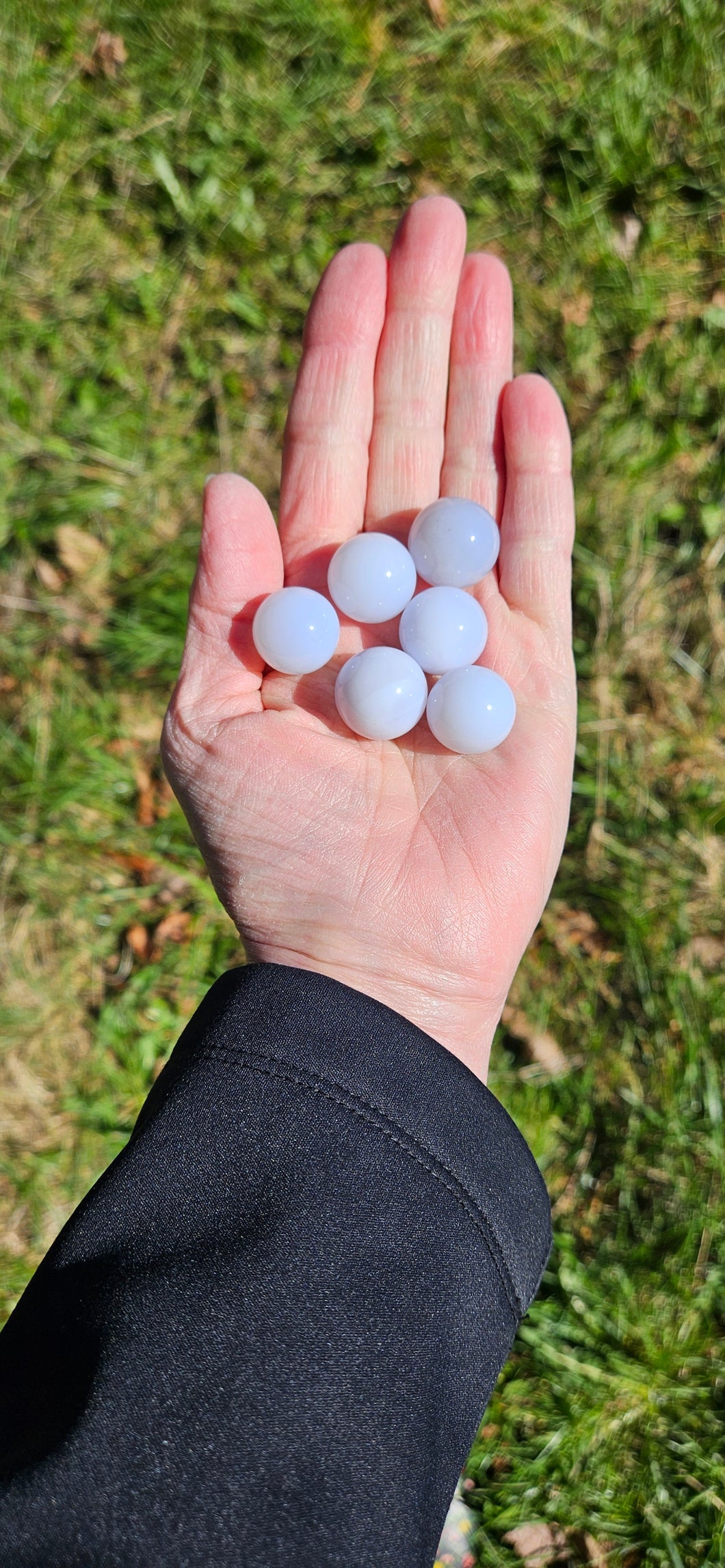 Blue Chalcedony Micro Sphere